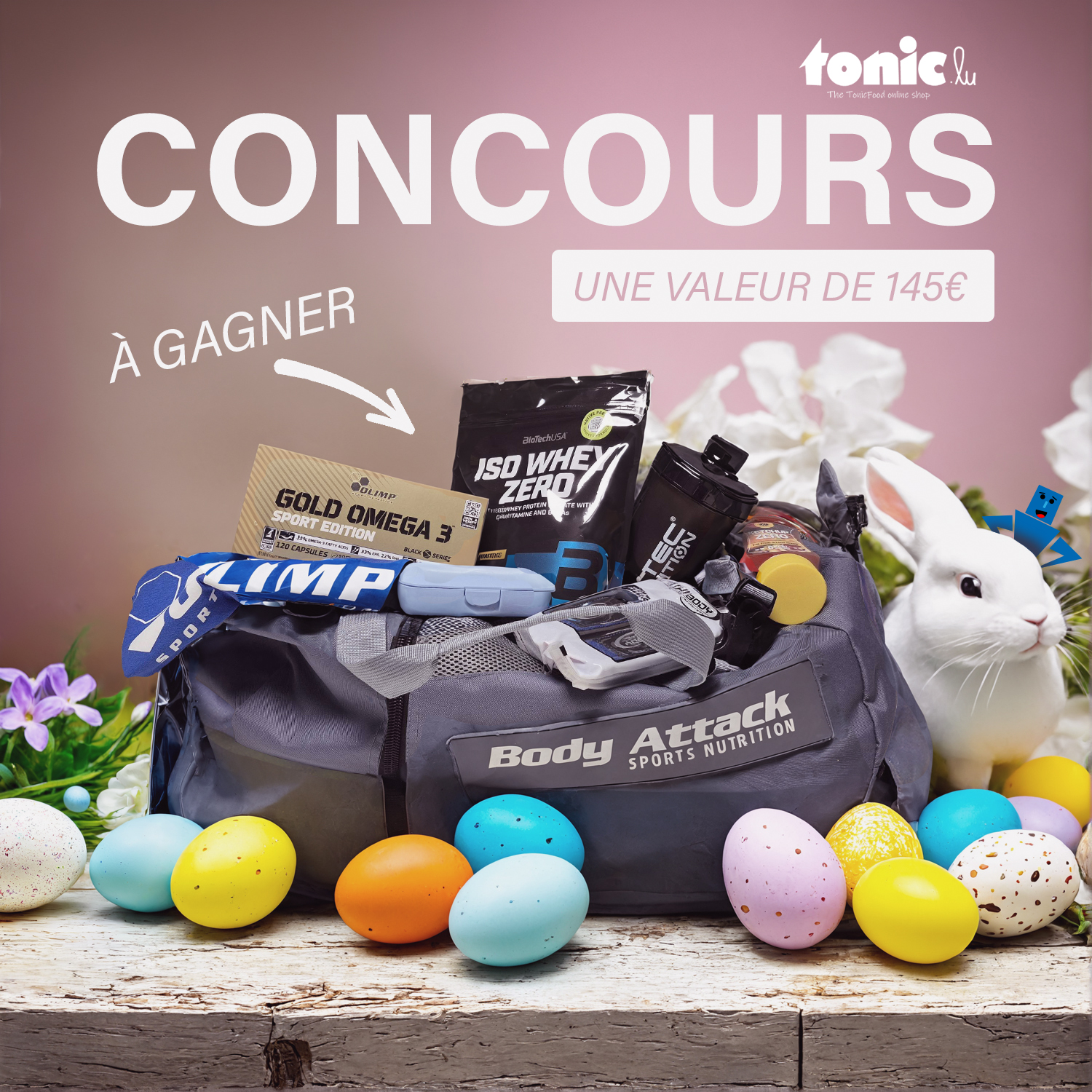 Concours de Pâques : partez à la chasse aux œufs sur Tonic.lu ! 🥚